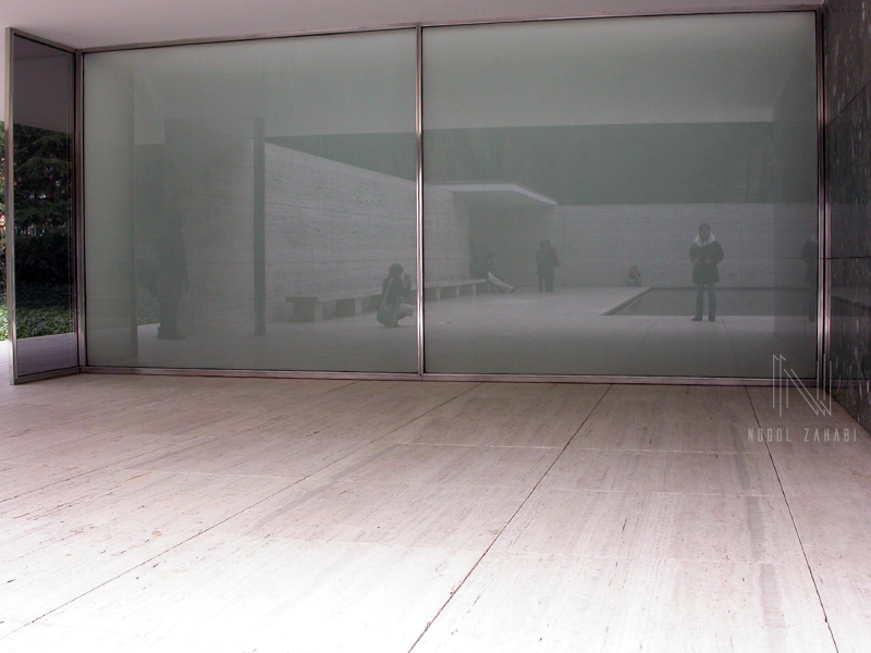 Mies Van Der Rohe Pavilion Barcelona Spain 2005